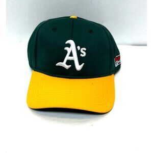 Team MLB Oakland Athletics Adjustable Hat Dark Green/Yellow NWT